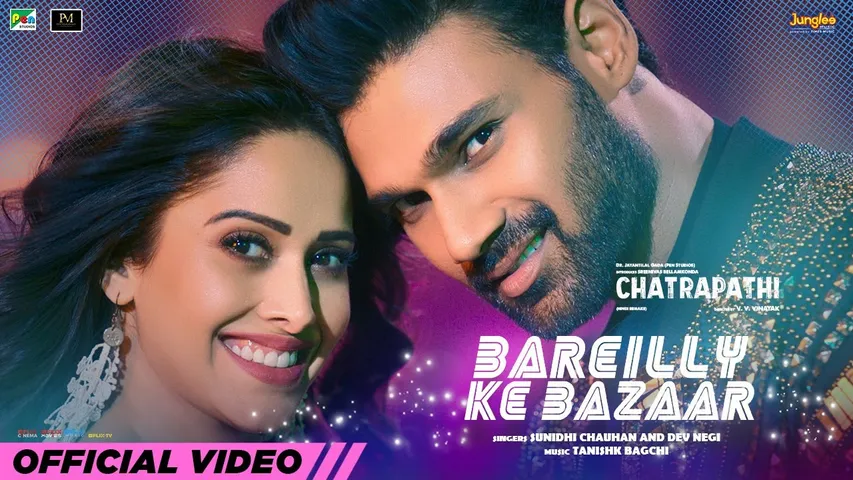 FILM Chatrapathi: Bareli Ke Bazaar में Bellamkonda Sai Sreenivas संग ठुमके लगाती दिखी Nushrat Bharucha