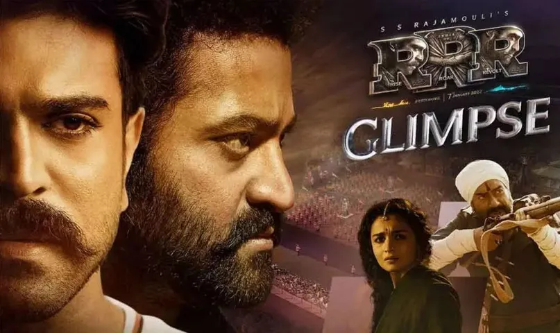 इन्टरनेट पर आग लगा रहा है फिल्म "RRR" का टीज़र, फेंस कर रहे जम कर तारीफ़