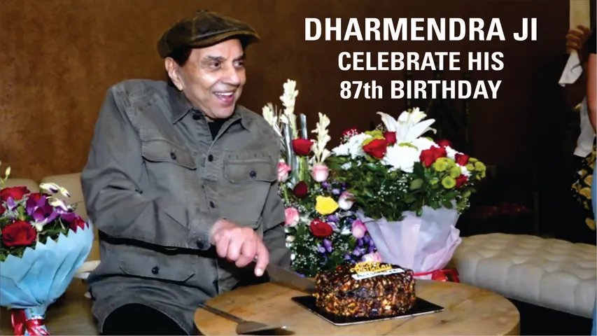 DHARMENDRA DEOL Celebrate Birthday with Media & Fans