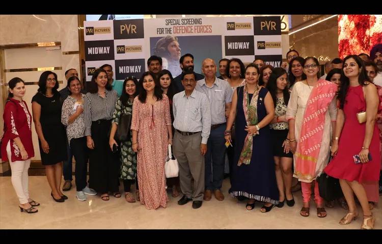 पीवीआर पिक्चर्स ने भारतीय डिफेंस को किया सम्मानित, अपकमिंग फिल्म 'मिडवे' का जवानों के लिए रखा एक्सक्लूसिव स्क्रीनिंग 