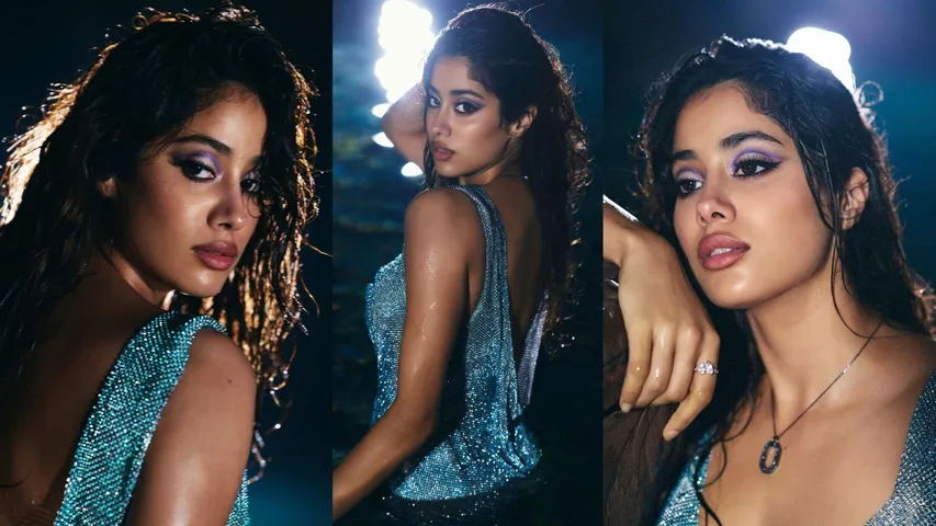 Janhvi Kapoor ने अपनी कातिलाना अदाओं से पानी में लगाई आग