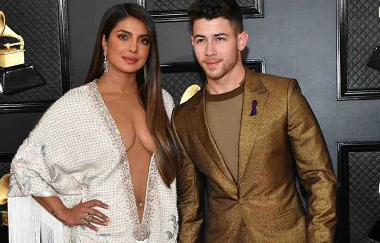 Grammy Awards 2020: रेड कार्पेट पर Bold Look में दिखीं प्रियंका चोपड़ा, पति निक जोनस संग दिए पोज़