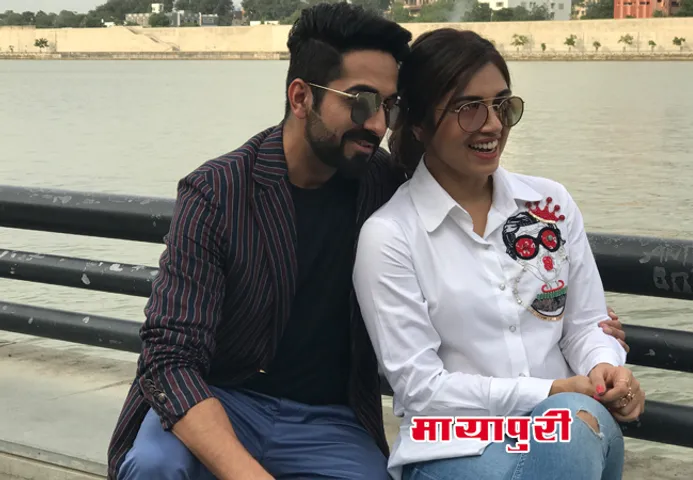‘शुभ मंगल सावधान’ को अहमदाबाद की ‘साबरमती रिवर’ पर प्रोमट करने पहुंचे "आयुष्मान और भूमि”