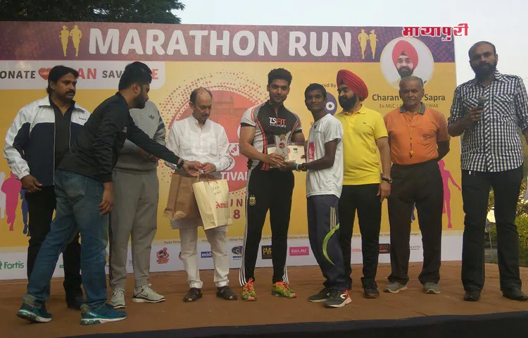 मुंबई में आयोजित हुई ‘माय मुंबई फेस्टिवल’ मैराथन रन में शामिल हुए गुरमीत चौधरी