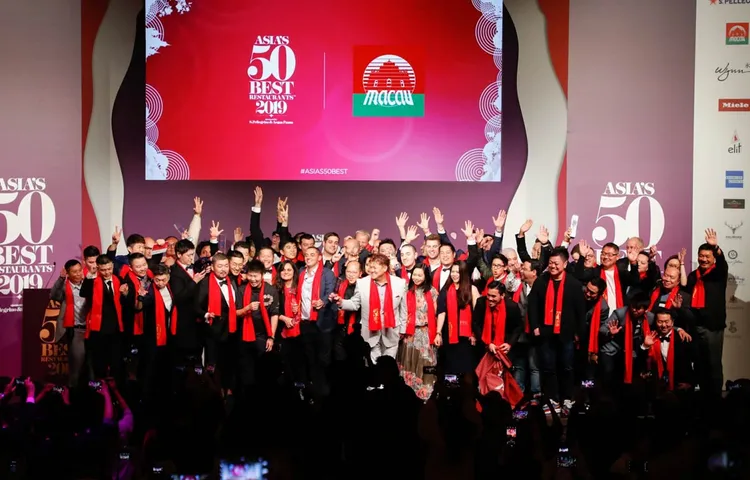 मकाओ के व्यान पैलेस में एशिया 50 सर्वश्रेष्ठ रेस्तरां 2019 का अनावरण किया गया