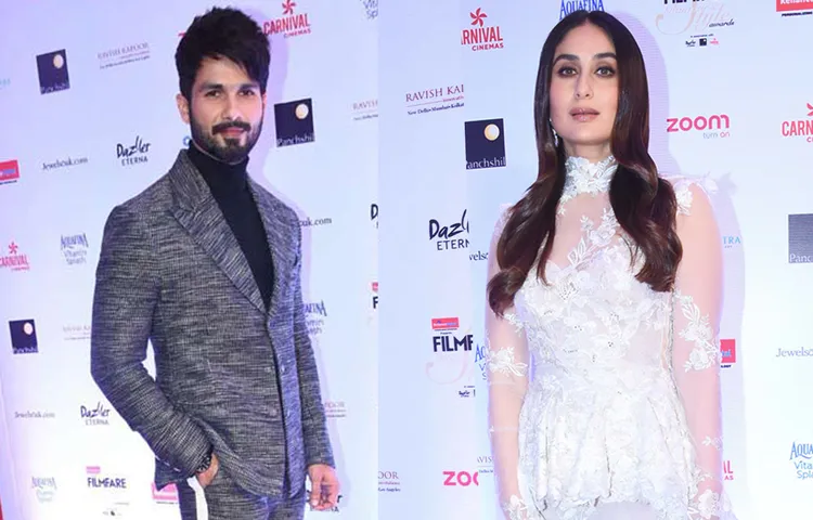 जब रेड कार्पेट पर शाहिद को देख करीना ने कर दी गंदी बात