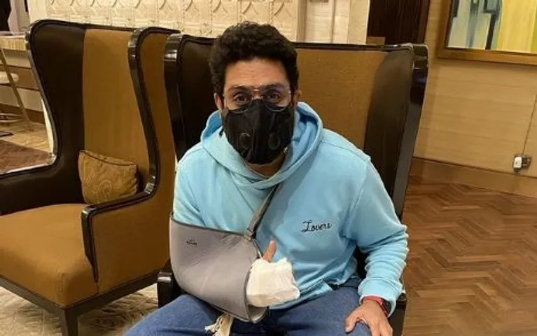 चेन्नई में शूटिंग के दौरान Abhishek Bachchan का राइट हैंड हुआ फ्रैक्चर
