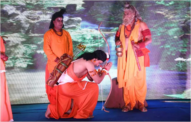 पांचवे दिन सीता-हरण का प्रसंग देख भीगी दर्शकों की आंखें