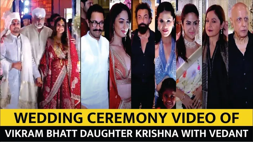 Bollywood Celebs Arrive at Vikram Bhatt Daughter Krishna -Vedant Wedding Ceremony