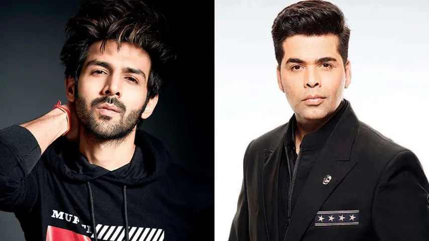 Kartik Aaryan sets class for Karan Johar's show!
