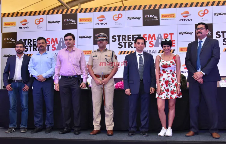 सड़क सुरक्षा पहल 'स्ट्रीट स्मार्ट स्ट्रीट सेफ' के तीसरे संस्करण में शामिल हुई मंदिरा बेदी