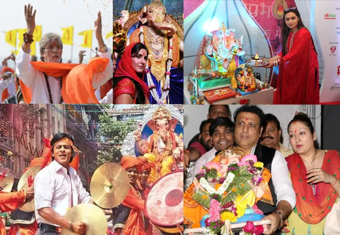 बॉलीवुड में मची गणपति बप्पा मोरिया की धूम
