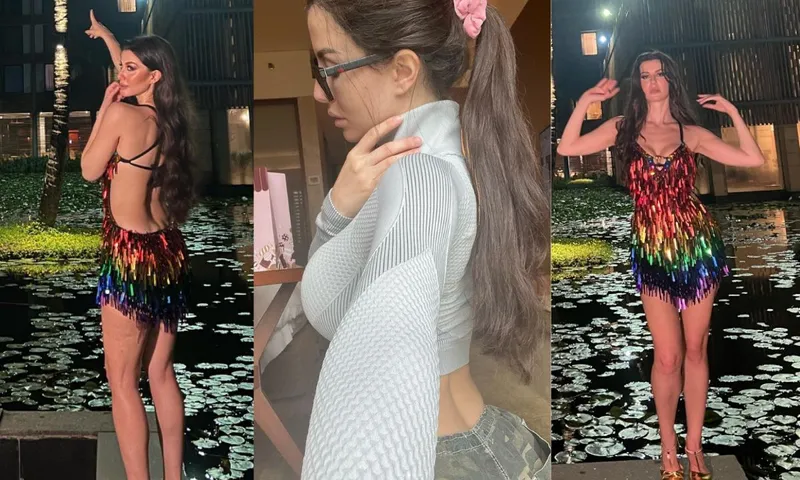 Giorgia Andriani ने अपने Kolkata Dump से तस्वीरें कीं शेयर जो उनके सिज़लिंग स्टाइल को दिखाती हैं