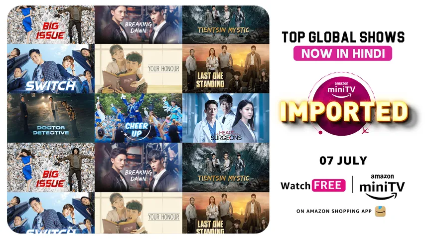 Amazon miniTV अंतर्राष्ट्रीय हिंदी डब शो के लॉन्च के साथ अपने क्षितिज का विस्तार करेगा