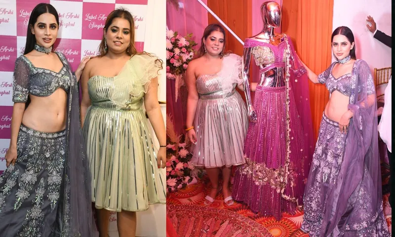 Uorfi Javed looked gorgeous in the Bridal attire by Arshi Singhal