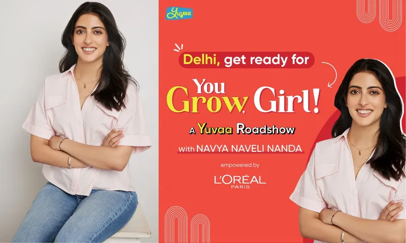 Navya Naveli Nanda युवा के अखिल भारतीय रोड शो "You Grow, Girl" के लिए दिल्ली आएंगी