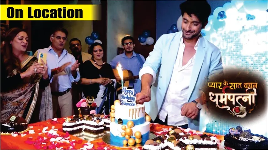 Fahmaan Khan's Grand Birthday Celebration at Set