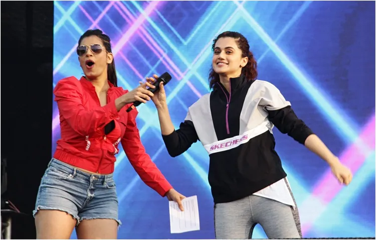 तापसी पन्नू ने स्केचेर्स परर्फोर्मेंस मुंबई वॉकथॉन के दूसरे संस्करण को हरी झंडी दिखाई
