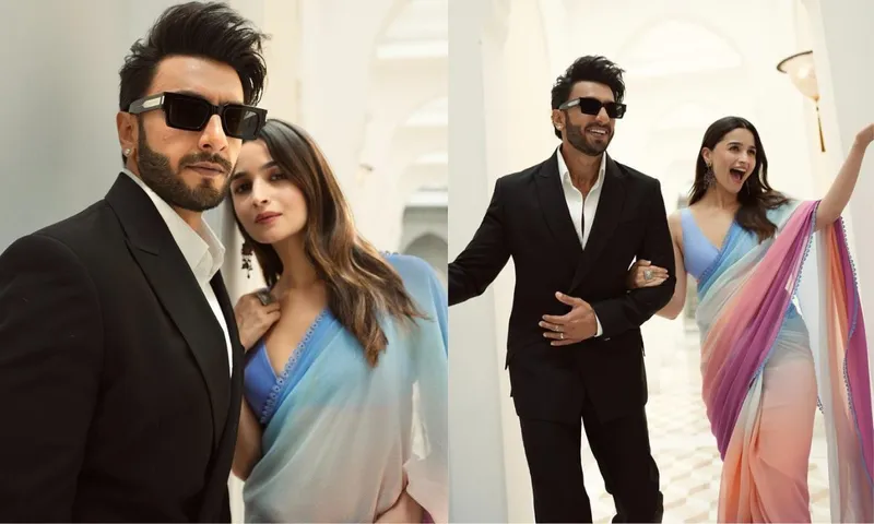 Ranveer और Alia ने अपनी फिल्म 'Rocky Aur Rani Ki Prem Kahani' का दिल्ली में किया प्रमोशन