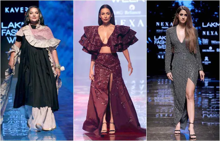 Lakme Fashion Week 2019 के 5वें दिन शबाना आज़मी, दिशा पाटनी और मलाइका अरोड़ा ने रैंप पर बिखेरा जलवा