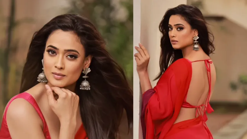 Shweta Tiwari Shweta Tiwari rocked the internet in red saree