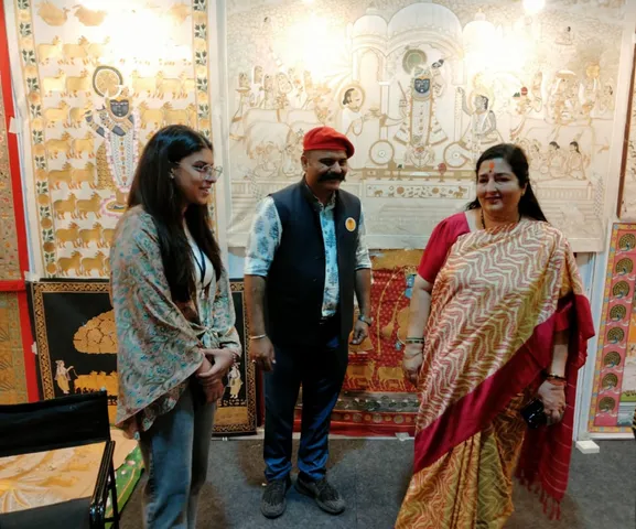 FAG इंटरनेशनल आर्ट एक्सहिबिशन गोवा के बाद मुंबई आर्ट फेयर में रिया वैष्णव की दिखी अनूठी कला प्रदर्शनी