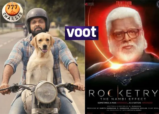 Voot Select पर रिलीज हो रही हैं '777 चार्ली' और 'रॉकेट्री: द नांबी इफेक्ट'