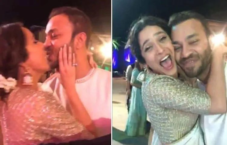दोस्त की शादी मे बॉयफ्रेंड विकास को सरेआम किस करती दिखी अंकिता लोखंडे, वायरल हुआ वीडियों