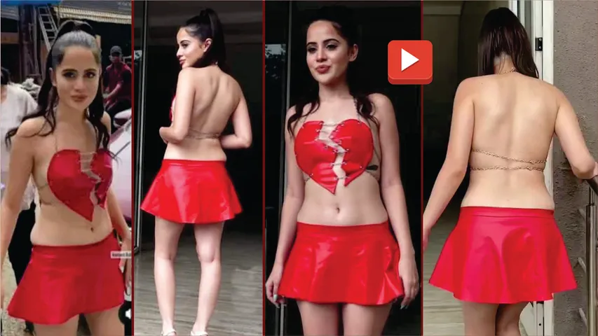 उर्फी जावेद स्पॉटेड न्यू ड्रेस