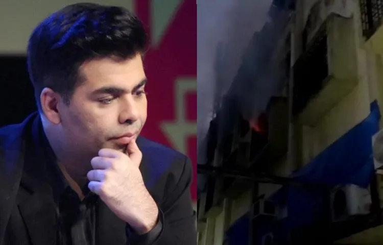 करण जौहर के धर्मा प्रोडक्शन हाउस में लगी आग लाखों का सामान जलकर हुआ ख़ाक