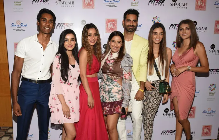 मुंबई में सारा खान, सृष्टि रोडे और अन्य टीवी सितारों ने लॉन्च किया फिटज़अप शारजाह 2.0
