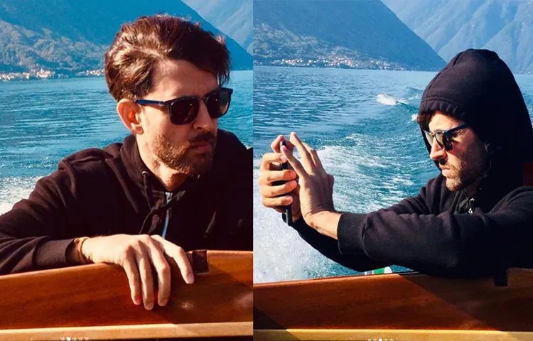 ऋतिक रोशन ने सोशल मीडिया पर शेयर की तस्वीरें, सेल्फी लेते हुए दिखा COOL अंदाज