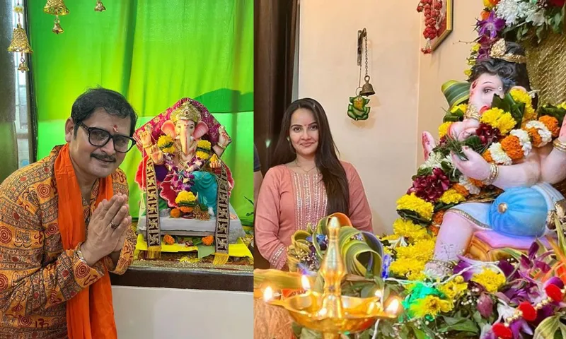 Ganpati Bappa Morya! टीवी सितारों के घर हुआ बप्पा का आगमन
