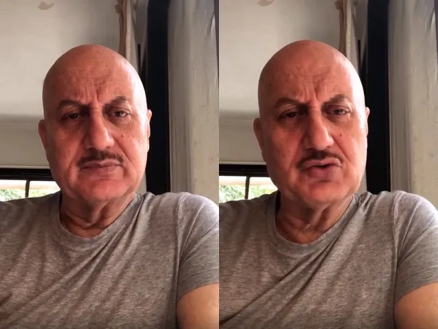 अभिनेता अनुपम खेर ने मुंबई में सपने लेकर आने वाले कलाकारों को दी सलाह , सोशल मीडिया पर शेयर की वीडियो