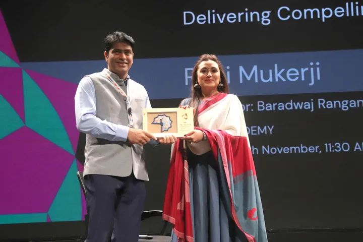 गोवा में IFFI के 54वें संस्करण के दौरान रानी मुखर्जी ने कहा, मेरी फिल्मों में भारतीय महिलाओं का सशक्त चित्रण होता हैं