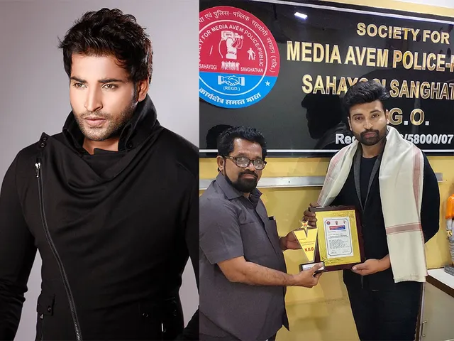 सरदार वल्लभभाई पटेल की जयंती के अवसर पर अभिनेता रंगशाही सामाजिक संस्था द्वारा सूरत में हुए सम्मानित