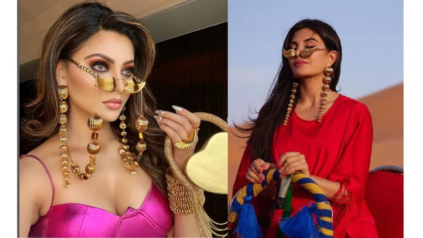 Urvashi Rautela से प्रेरित हुई Jacqueline Fernandez सेम ज्वेलरी पहने एक्ट्रेस आई नज़र 
