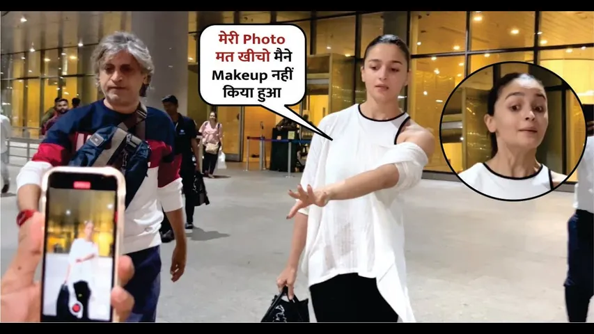 Alia Bhatt Without Makeup at the Airport