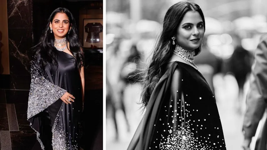 Met Gala 2023 Isha Ambani slays in Met Gala in saree-gown