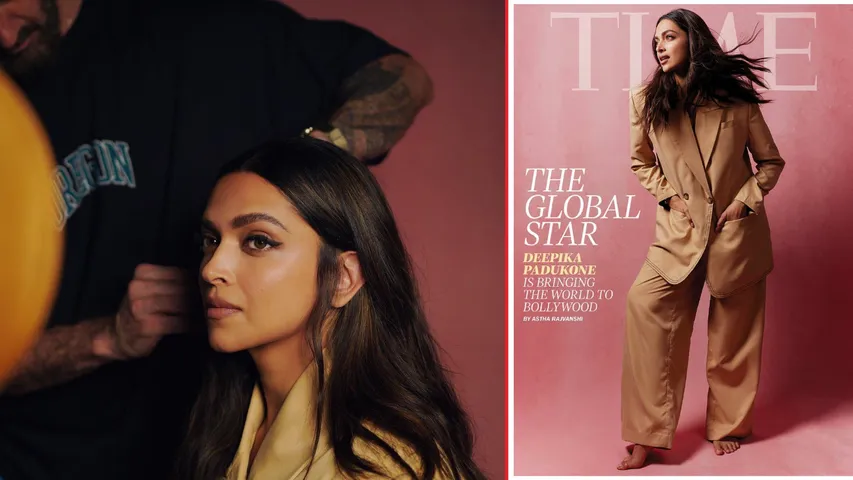 Deepika Padukone shares BTS pics from Time magazine cover shoot