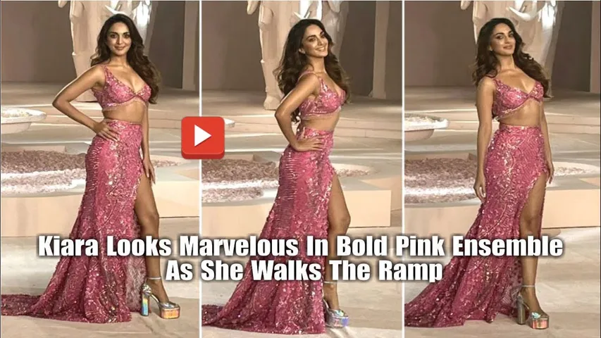 Kiara Advani Steals the Show for Falguni Shane Peacock on ICW Show