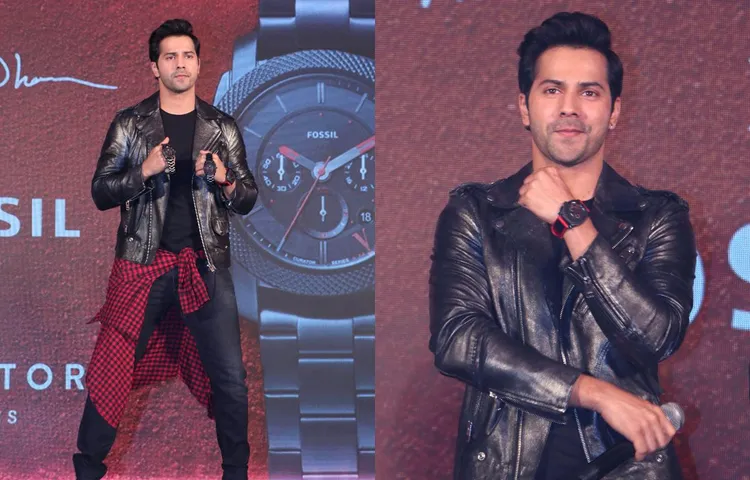 Fossil ने वरुण धवन के साथ मिलकर एक लिमिटेड एडिशन घड़ी को लॉन्च किया