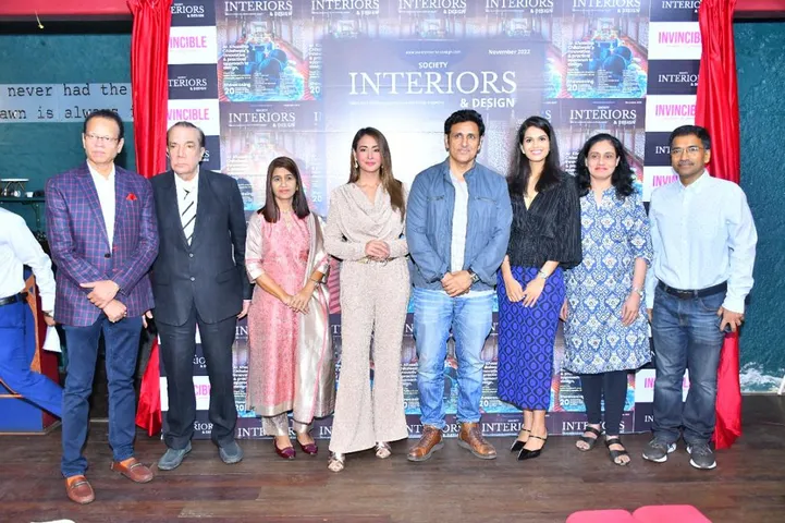 सोसाइटी इंटिरियर्स एंड डिज़ाइन मगेजिन के नवंबर अंक का अनावरण एक शानदार समारंभ रहा.