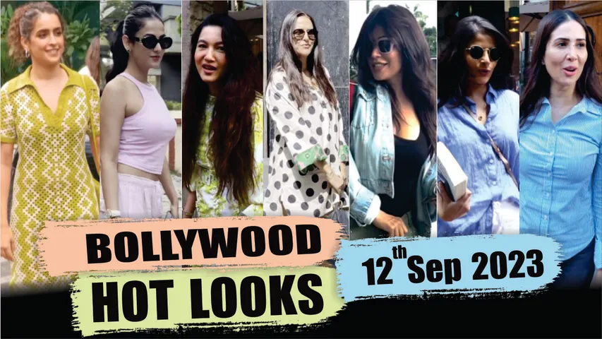 Bollywood Actresses Spotted Today Gauhar khan, Mrunal Thakur, Sanya Malhotra