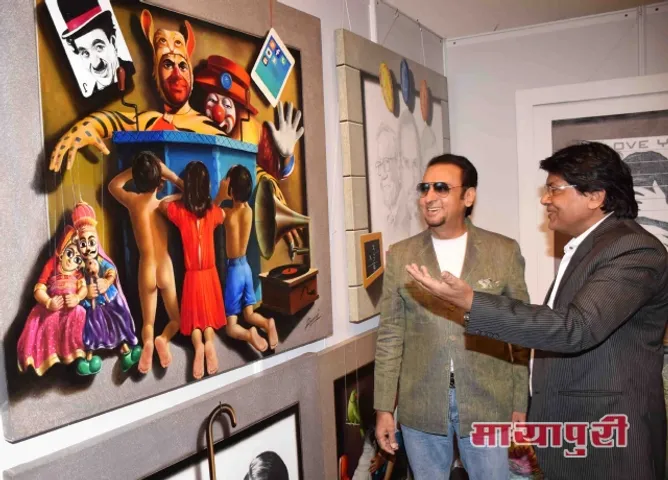 गुलशन ग्रोवर और तसनीम शेख ने कला स्पंदन आर्ट फेयर का उद्घाटन किया