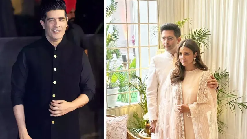 Manish Malhotra shared a post for Raghav Chadha and Parineeti Chopra