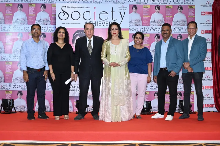 SOCIETY ACHIEVERS के अनावरण पर 'ड्रीम गर्ल' Hema Malini ने ताजा किया स्टेटस