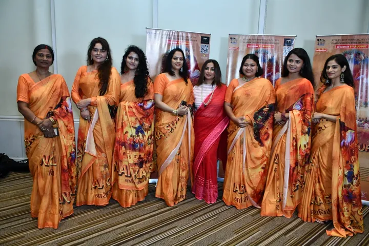 Artists promoted the film 'Nar Ka Sur' in Delhi