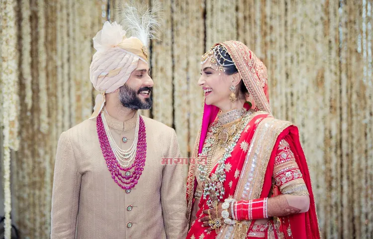 शादी के बंधन में बंधे सोनम और आनंद, देंखे शादी के बाद की तस्वीरें