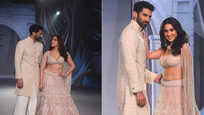 India Couture Week: इंडिया कॉउचर वीक 2023 में आदित्य रॉय कपूर और सारा अली खान का छाया जादू !